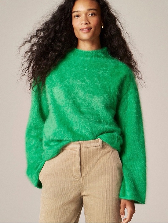 J. Crew Sweaters - J Crew Brushed Cashmere Sweater Kelly Green